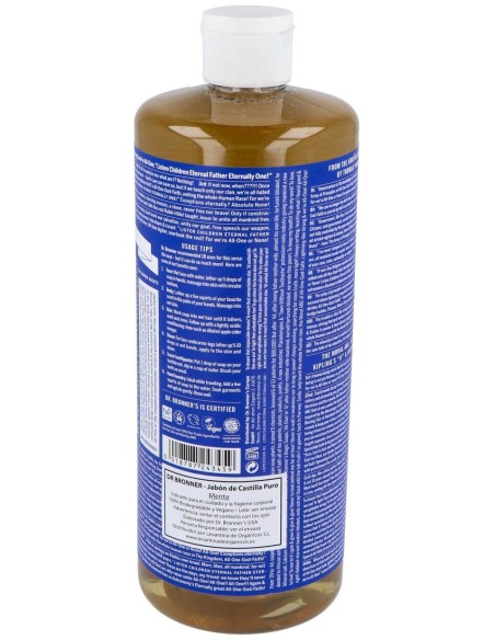 Dr. Bronner'S Jabón Líquido Menta 945Ml