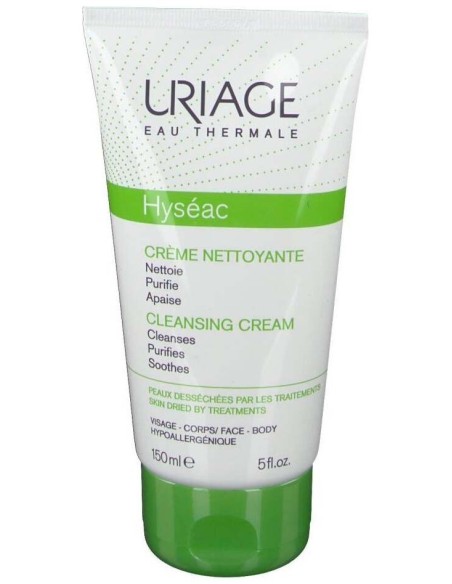 Uriage Hyséac Crema Limpiadora Pieles Grasas Irritadas, 150 Ml