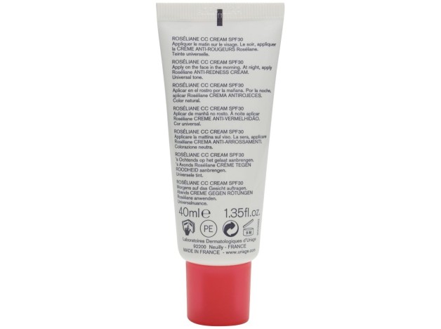 Uriage Roseliane Cc Crema Spf30 Con Extracto De...