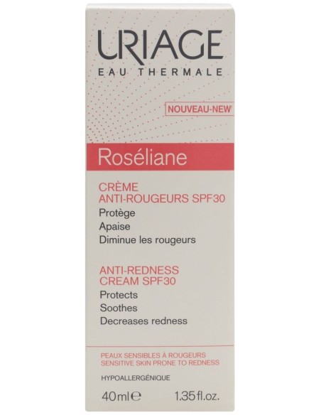 Uriage Roséliane Crema Antirojeces Spf 30, 40 Ml