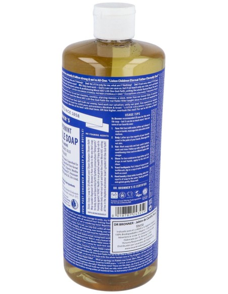 Dr. Bronner'S Jabón Líquido Menta 945Ml