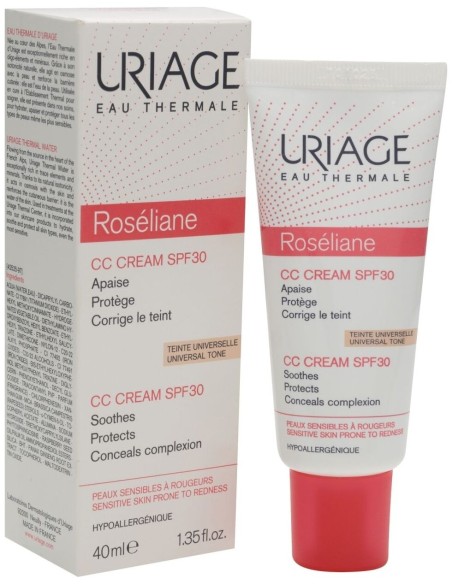 Uriage Roseliane Cc Crema Spf30 Con Extracto De Ginseng 40 Ml