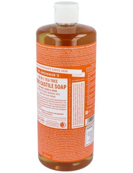 Dr. Bronner'S Jabón Líquido Árbol Té 945Ml