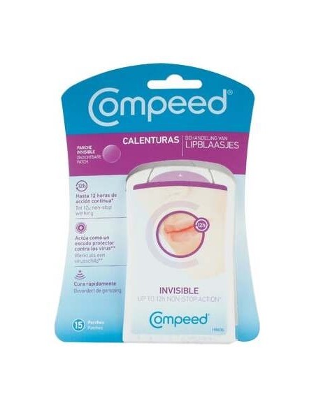 Compeed Tratamiento Calenturas - Herpes Labial Discreto 15Uds