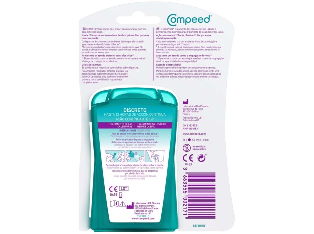 Compeed Tratamiento Calenturas - Herpes Labial...