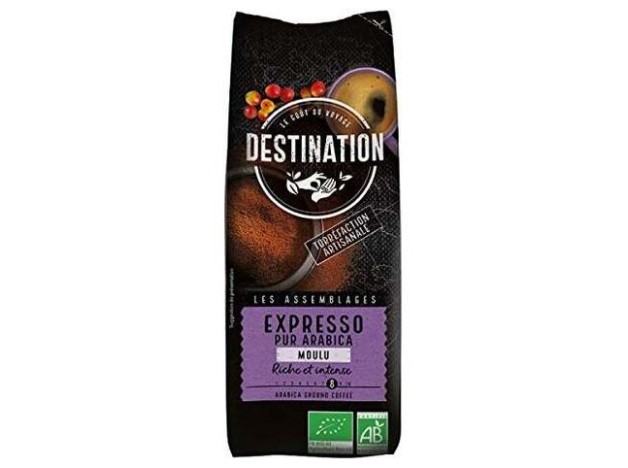 Destination Cafe Molido Expresso Arabica Bio 250G