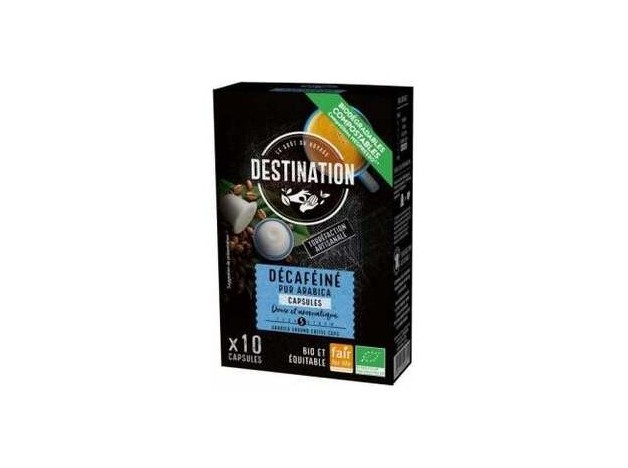 Destination Cafe Pur Arabica Descafeinado Bio...
