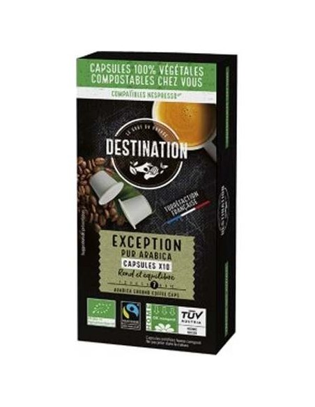 Destination Exception Pur Arabica Exception Bio 10Uds
