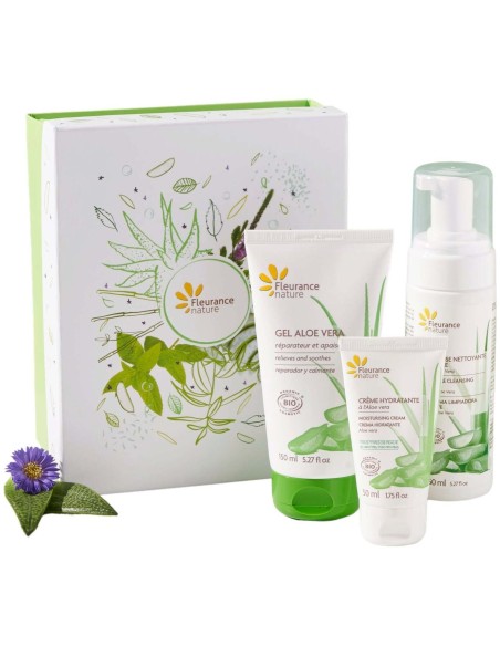 Fleurance Nature Pack Aloe Vera Espuma + Gel Aloe + Crema