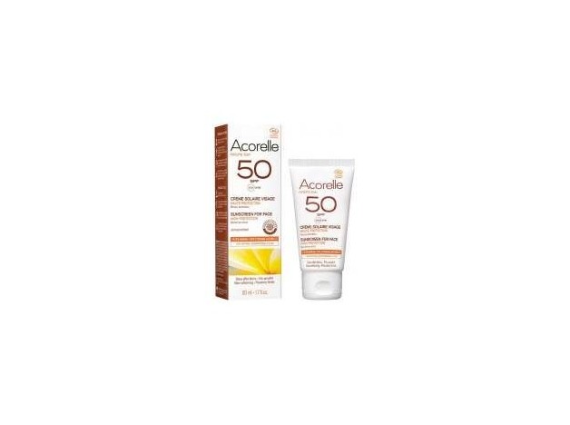 Crema Solar Facial Spf50 Acorelle 50 Ml
