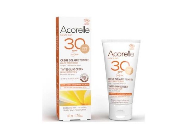 Acorelle Crema Facial Color Gold Spf30 50Ml