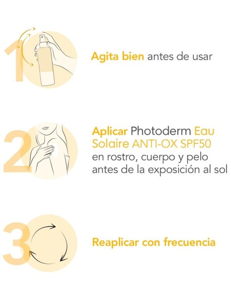 Photoderm Agua Antioxidante Hidratante Protectora Spf50 Bioderma