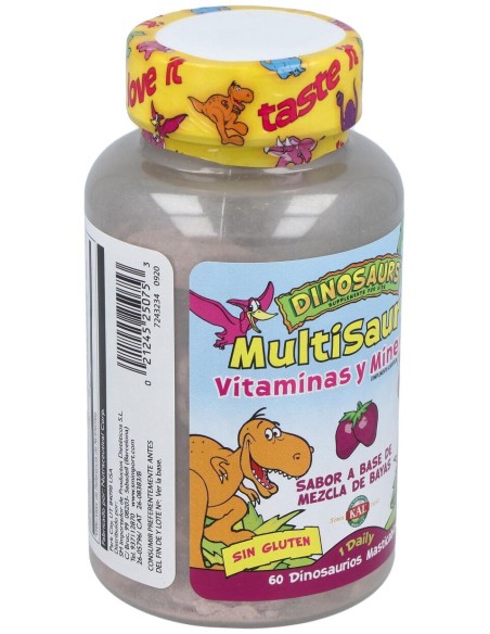 Multisaurus Vit/Min Dinos 60Comp. Kal
