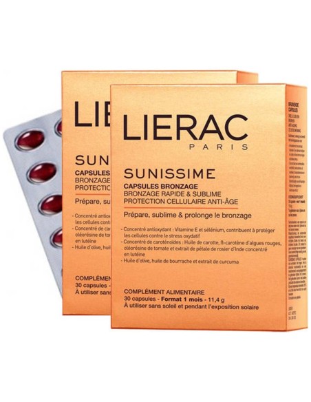 Sunissime Cápsulas Preparadoras Del Bronceado Pack 2 X 30 Cápsulas