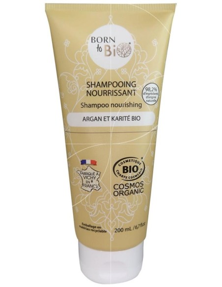 Born To Bio Champu Nutritivo Argan Y Karite Bio 200Ml