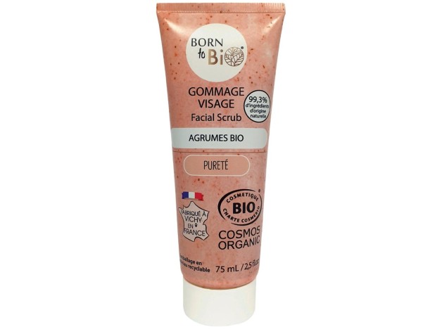 Born To Bio Exfoliante Facial Piel Grasa Bio 75Ml