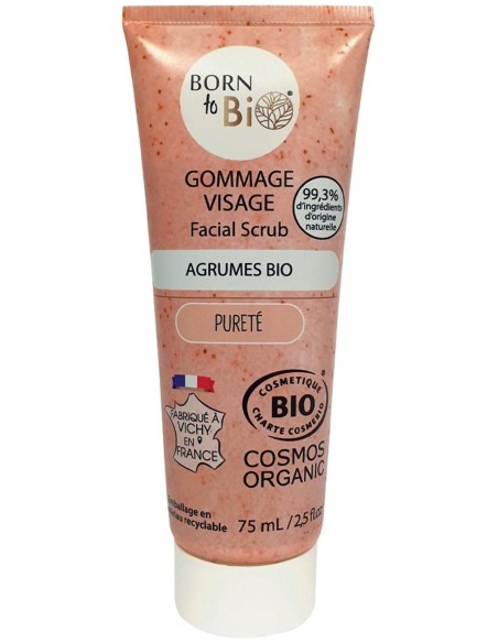 Born To Bio Exfoliante Facial Piel Grasa Bio 75Ml