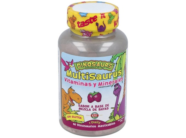 Multisaurus Vit/Min Dinos 60Comp. Kal