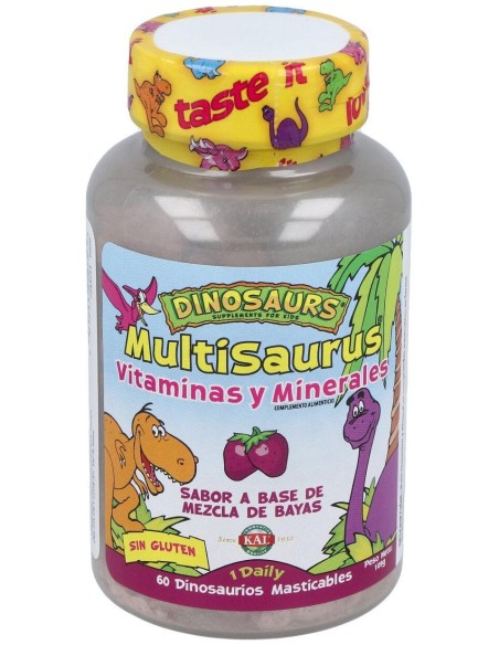 Multisaurus Vit/Min Dinos 60Comp. Kal