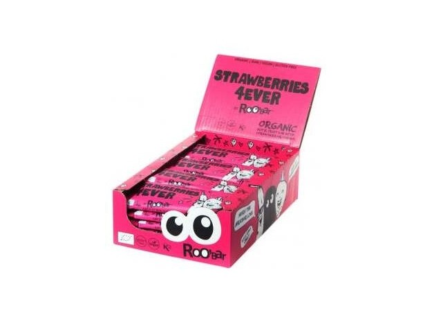 Roobar Barrita Fresa-Strawberry 4 Ever Bio 30G