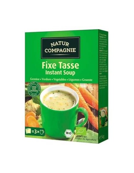 Natur Compagnie Sopa Instantánea Verduras Bio 3X18G