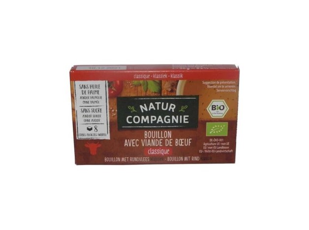 Natur Compagnie Caldo De Ternera Bio 12X8G
