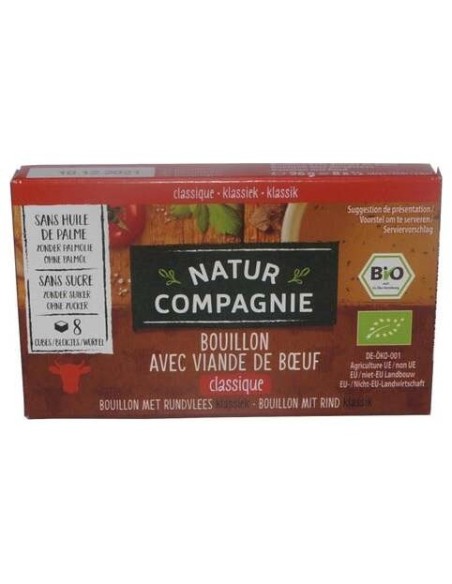Natur Compagnie Caldo De Ternera Bio 12X8G