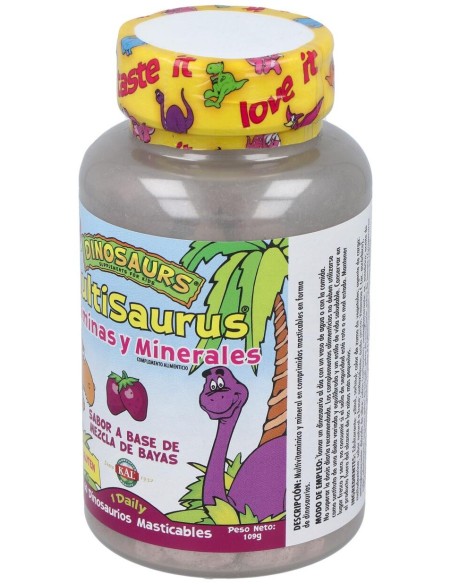 Multisaurus Vit/Min Dinos 60Comp. Kal
