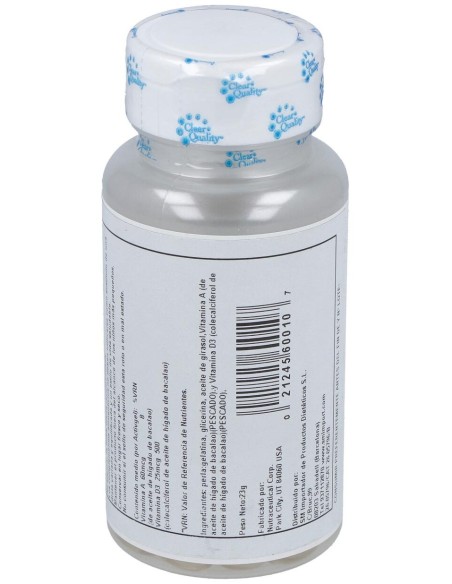 D-3 25 Mcg (1000 Ui) Perlas Activgel 100 U