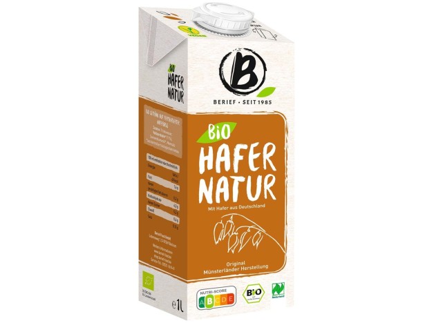 Bebida Vegetal De Avena Berief 1Lt 8Uds. Bio