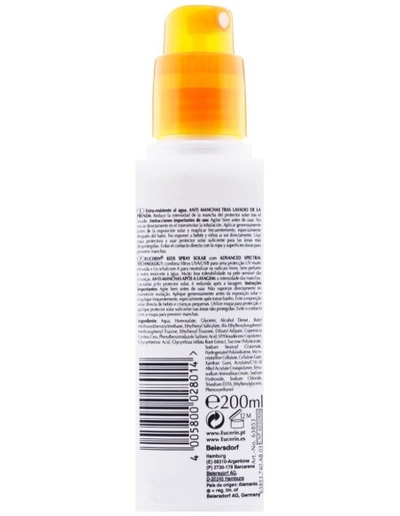 Eucerin Sun Kids Spray Sensitive Protect Spf50 200Ml