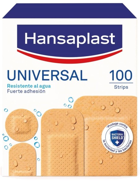 Hansaplat Universal Surtido 4 Tamaños, 100 Apósitos