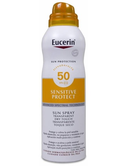 Eucerin Sun Spray Solar Transparente Dry Touch Spf30 200Ml