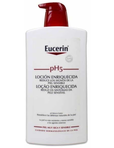 Eucerin Piel Sensible Ph5 Loción Enriquecida, 1 L
