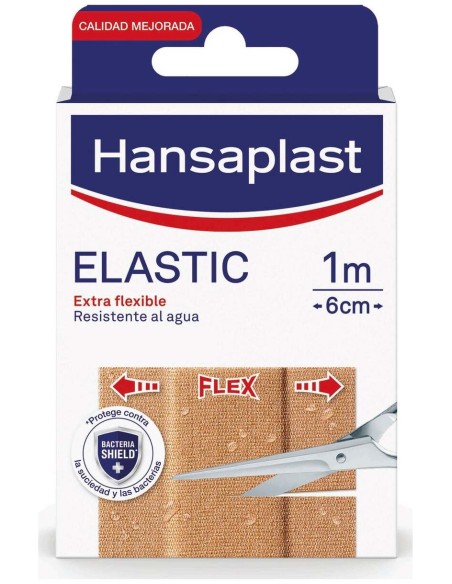 Hansaplast Elastic Apósito En Tira Para Cortar, 1 M X 6 Cm