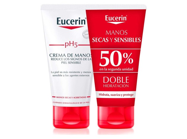 Duplo Eucerin Ph5 Crema De Manos, 2 Uds