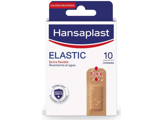 Hansplast Elastic Apósitos, 10 Uds