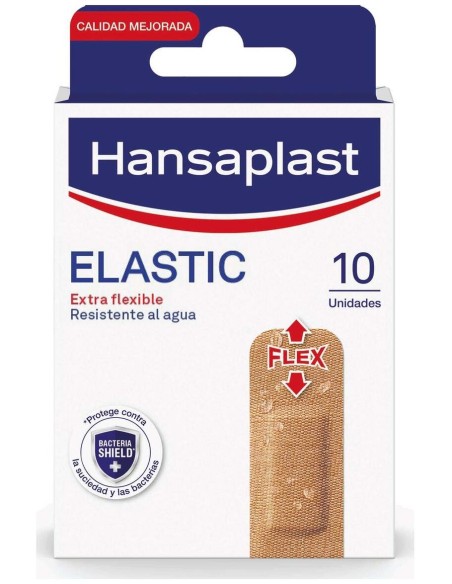 Hansplast Elastic Apósitos, 10 Uds