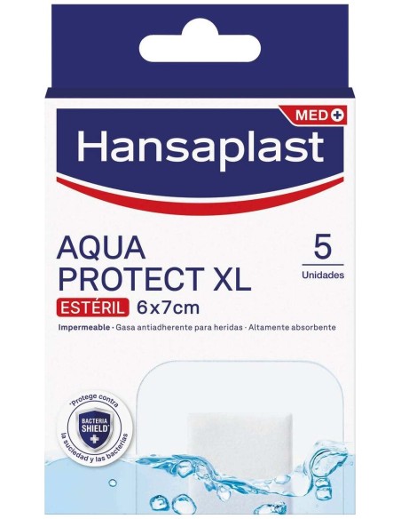 Hp Aqua Protect Xl Apósitos 6 X 7 Cm 5 U