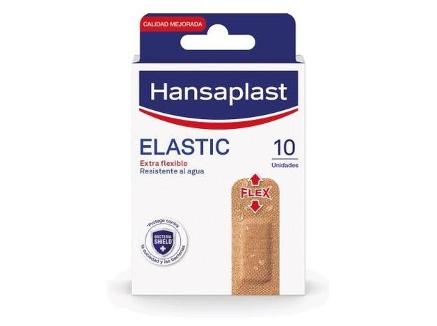 Hansplast Elastic Apósitos, 10 Uds