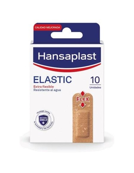 Hansplast Elastic Apósitos, 10 Uds