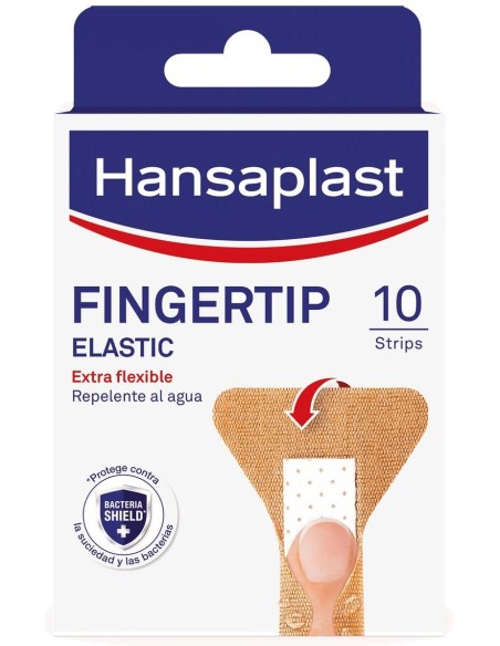 Hansaplat Elastic Tiras Para Dedos, 10 Apósitos