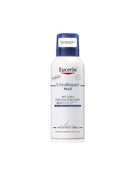 Eucerin Urearepair Plus 10% Urea Espuma Para Pies, 150 Ml