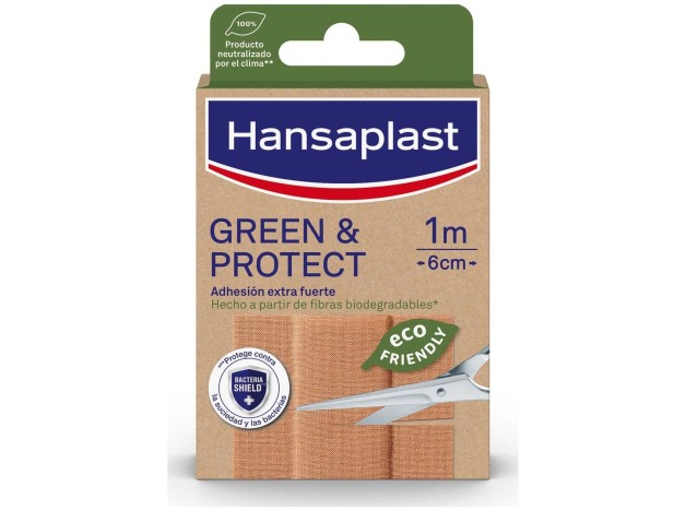 Hansaplast Green %26 Protect Apósito Tira 1M X 6Cm