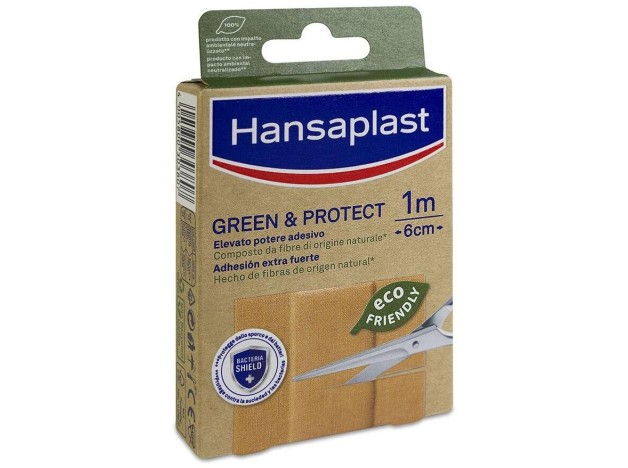 Hansaplast Green %26 Protect Apósito Tira 1M X 6Cm