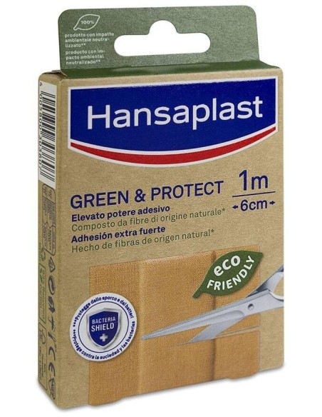 Hansaplast Green %26 Protect Apósito Tira 1M X 6Cm