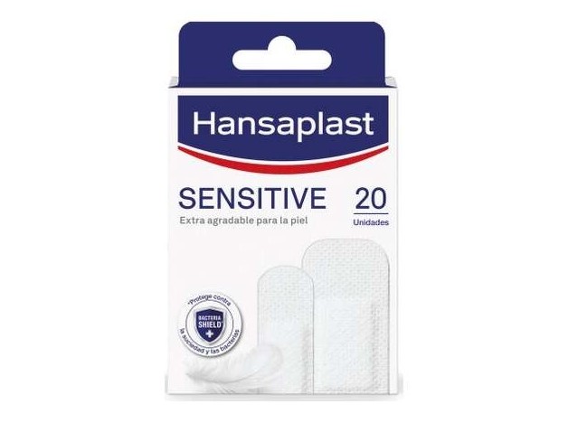 Hansaplast Sensitive Apósitos 2 Tamaños 20Uds