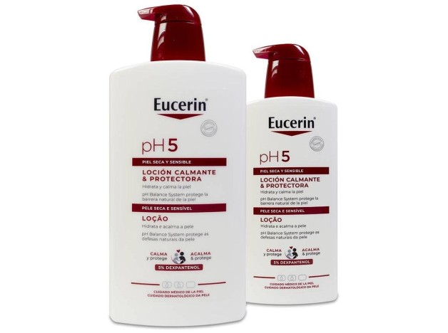 Pack Eucerin Ph5 Loción Hidratante, 1 L + 400...