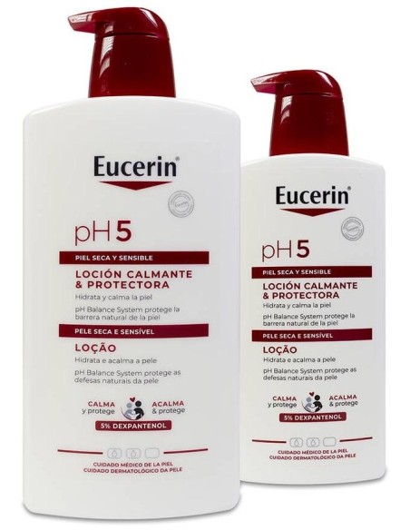 Pack Eucerin Ph5 Loción Hidratante, 1 L + 400 Ml Regalo