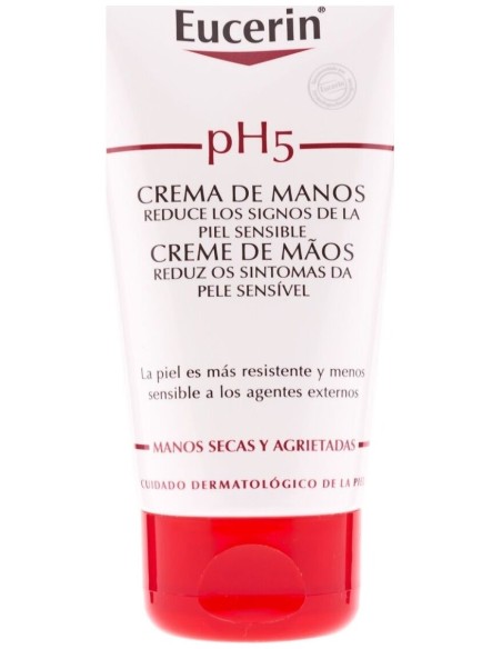 Eucerin Piel Sensible Ph-5 Crema De Manos, 75 Ml
